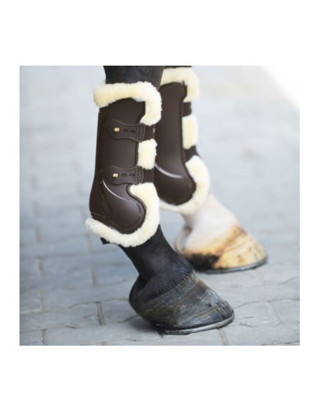 Ochraniacze z futrem Compete "n Wool przód KAVALKADE