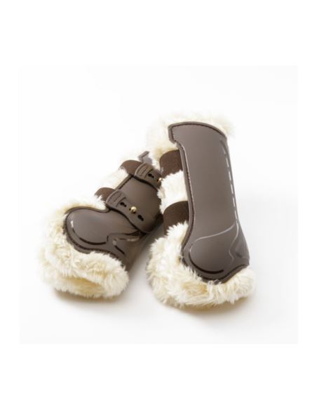 Ochraniacze z futrem Compete "n Wool przód KAVALKADE