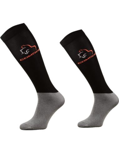 Podkolanówki z mikrofibry czarne COMODO