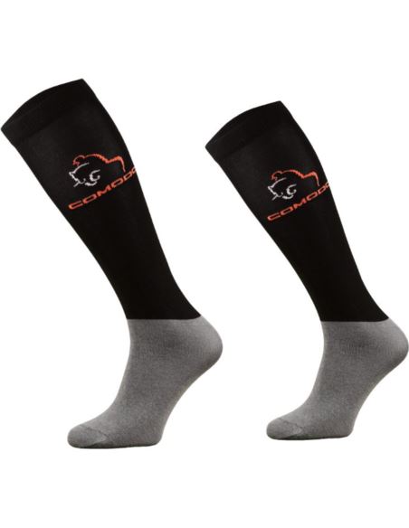 Podkolanówki z mikrofibry czarne COMODO