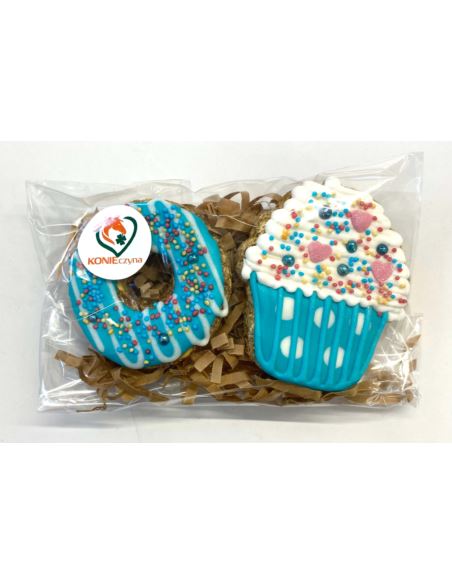 Ciastko lukrowane Zestaw Babeczka Pącze KONIEczyna