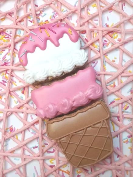 Ciastka lukrowane Zestaw 3-pak Lody KONIEczyna