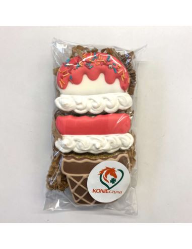 Ciastka lukrowane Zestaw 3-pak Lody KONIEczyna