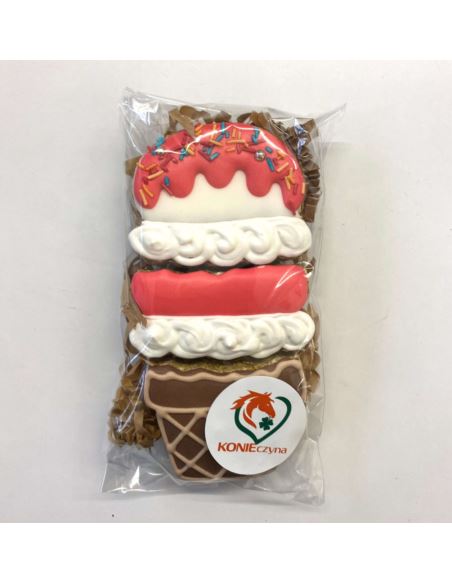 Ciastka lukrowane Zestaw 3-pak Lody KONIEczyna
