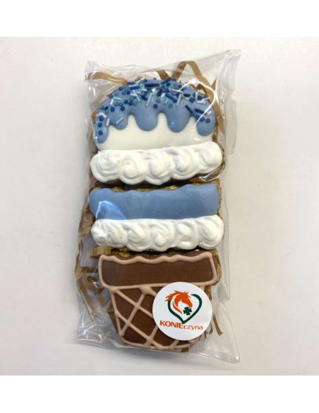 Ciastka lukrowane Zestaw 3-pak Lody KONIEczyna