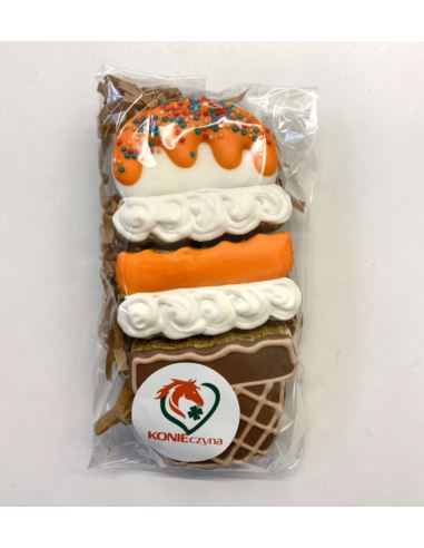 Ciastka lukrowane Zestaw 3-pak Lody KONIEczyna