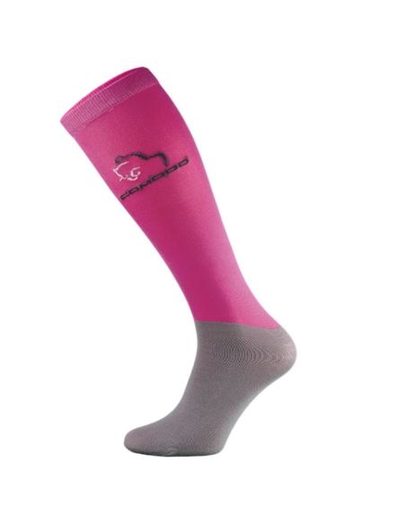 Podkolanówki z mikrofibry różowe COMODO