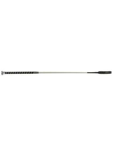 Bat skokowy z kryształkami 65cm srebrny COVALLIERO
