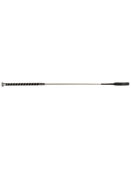 Bat skokowy z kryształkami 65cm srebrny COVALLIERO