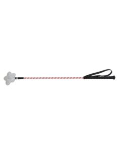 Bat skokowy srebrno-różowy 65cm COVALLIERO