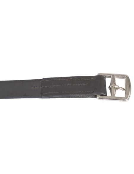 Puśliska skórzane czarne 130cm COVALLIERO