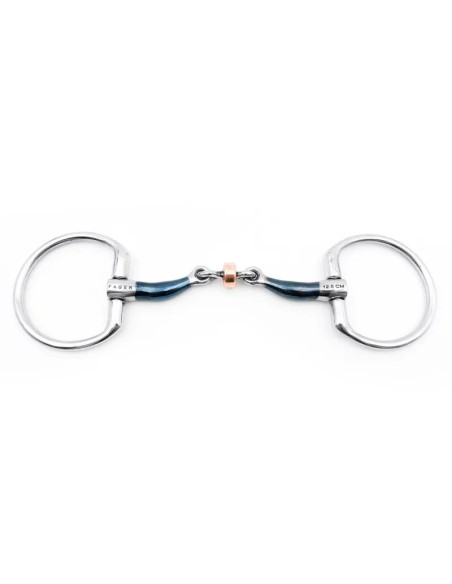 Wędzidło Julia Sweet Iron Fixed Rings FAGER