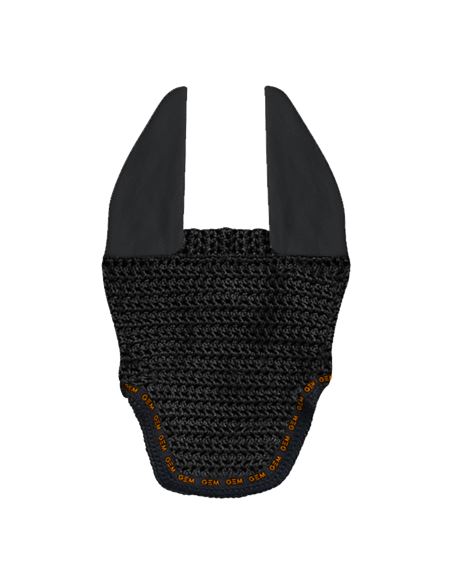 Nauszniki Mesh noir-corail / czarny-pomarańcz GEM