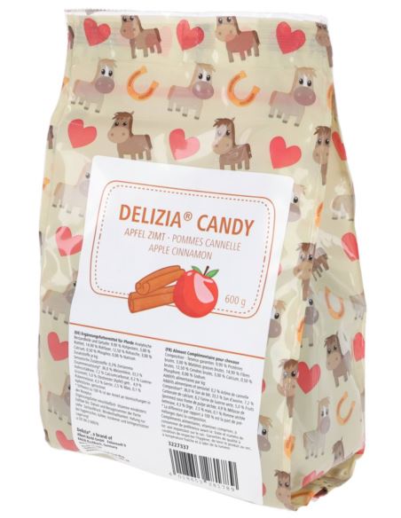 Smakołyki jabłko-cynamon 600g DELIZIA CANDY