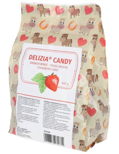 Smakołyki truskawka-mięta 600g DELIZIA CANDY