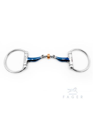 Wędzidło Julia Sweet Iron Fixed Rings FAGER