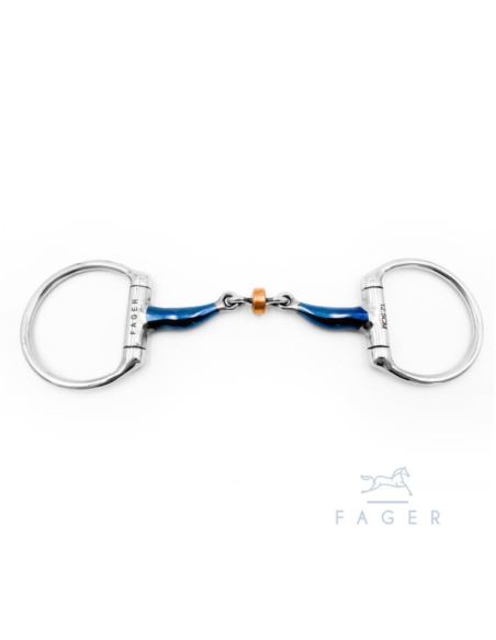 Wędzidło Julia Sweet Iron Fixed Rings FAGER