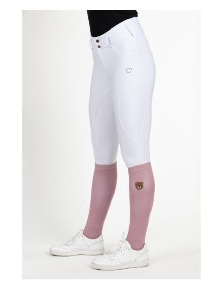 Podkolanówki Teddy BJÖRN pink blossom