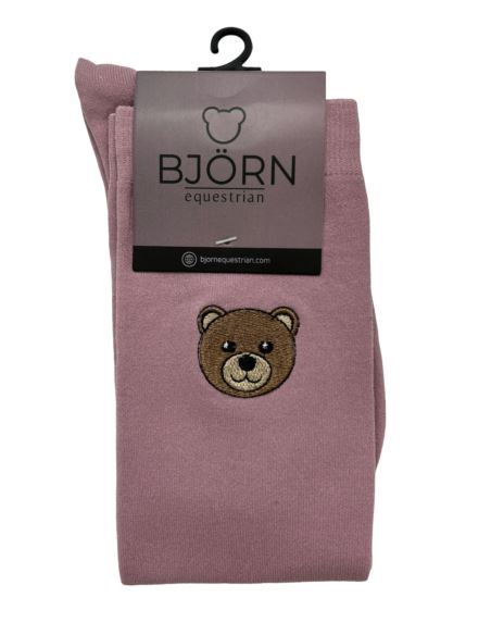 Podkolanówki Teddy BJÖRN pink blossom