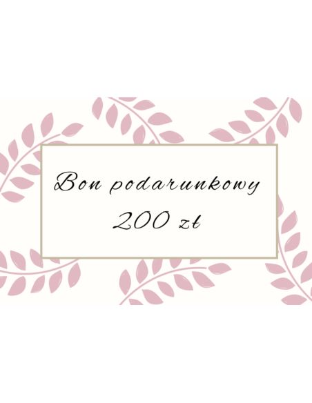 Bon podarunkowy 200 PLN