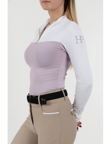 Koszulka 2in1 light purple HORSE POINT