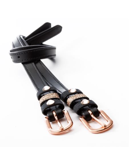 Paski do ostróg z kryształkami Rose KAVALKADE