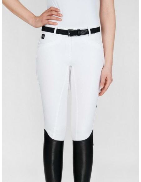 Bryczesy damskie Cedar full grip EQUILINE białe