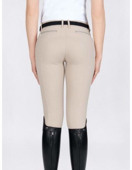 Bryczesy damskie Cedar full grip EQUILINE beżowe