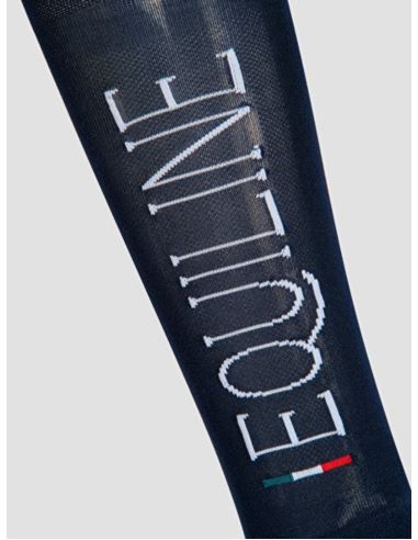Podkolanówki Easy Fit Non-Slip EQUILINE granatowe