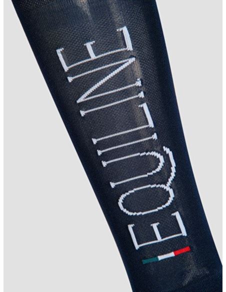 Podkolanówki Easy Fit Non-Slip EQUILINE granatowe