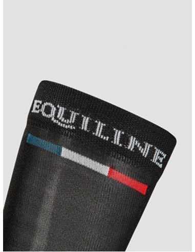 Podkolanówki Silver Plus Light EQUILINE czarne