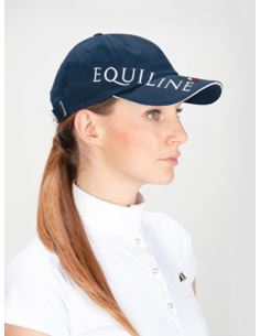 Czapka Logo Cup EQUILINE granatowa 2
