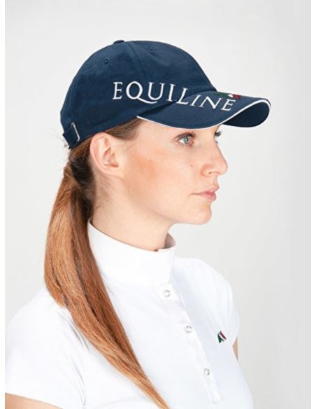 Czapka Logo Cup EQUILINE granatowa