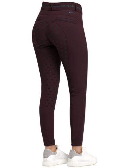 Bryczesy Sarina Full Grip SPOOKS plum