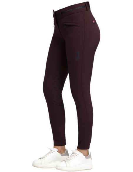 Bryczesy Sarina Full Grip SPOOKS plum