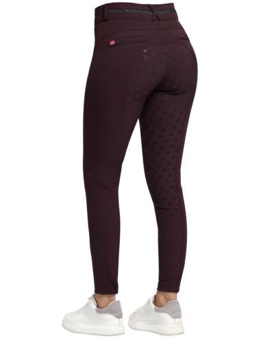 Bryczesy Sarina Full Grip SPOOKS plum