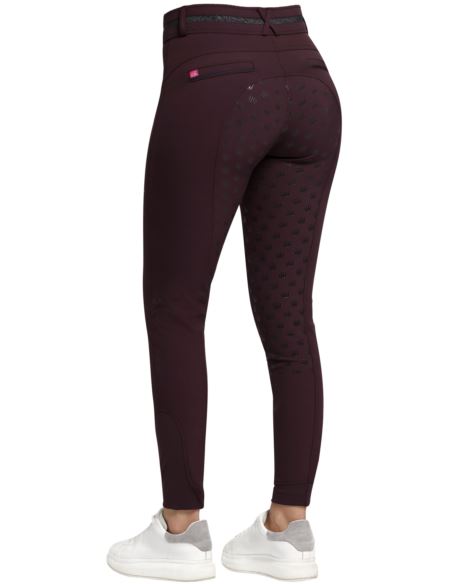 Bryczesy Sarina Full Grip SPOOKS plum