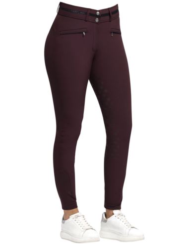 Bryczesy Sarina Full Grip SPOOKS plum
