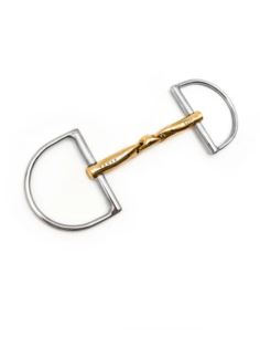 Wędzidło Axel Sweet Gold Dee Rings FAGER