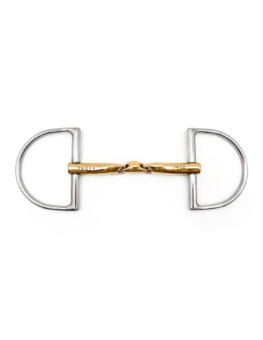 Wędzidło Axel Sweet Gold Dee Rings FAGER