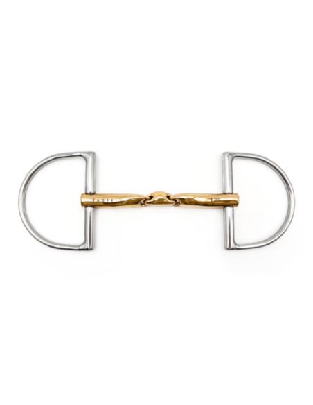 Wędzidło Axel Sweet Gold Dee Rings FAGER