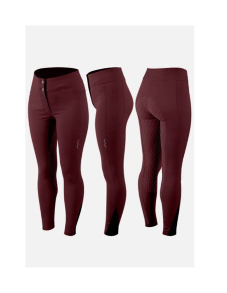 Bryczesy Nedgar full grip ANIMO rosso amaranto