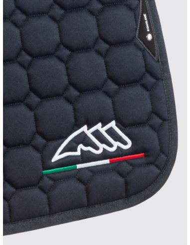 Komplet czaprak + nauszniki Eqflaggy EQUILINE navy