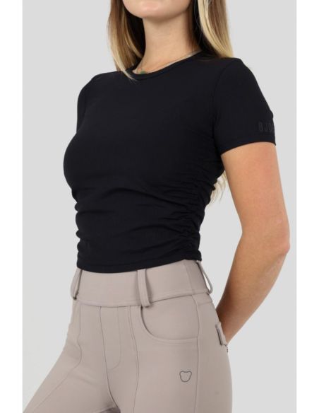 Koszulka Crop BJÖRN czarna