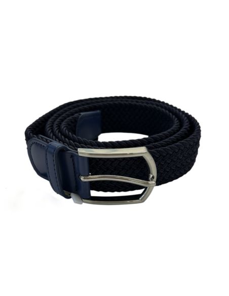 Pasek Elastic HORSE POINT navy blue