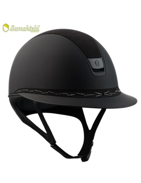 Kask Miss Shield Alcantara/Flower Swarovski SAMSHIELD