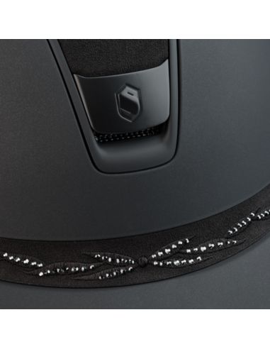 Kask Miss Shield Alcantara/Flower Swarovski SAMSHIELD