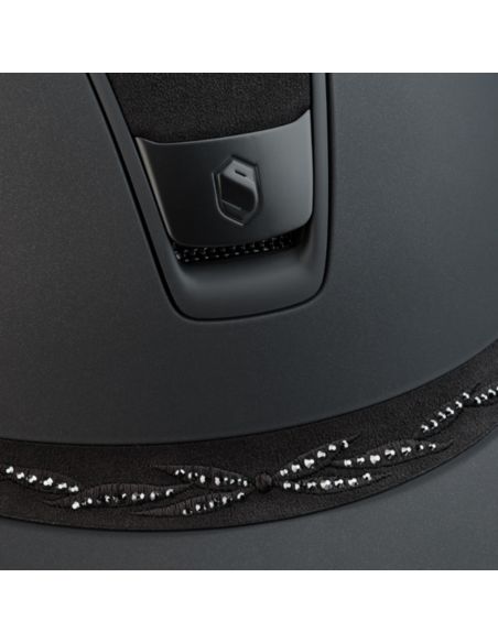 Kask Miss Shield Alcantara/Flower Swarovski SAMSHIELD