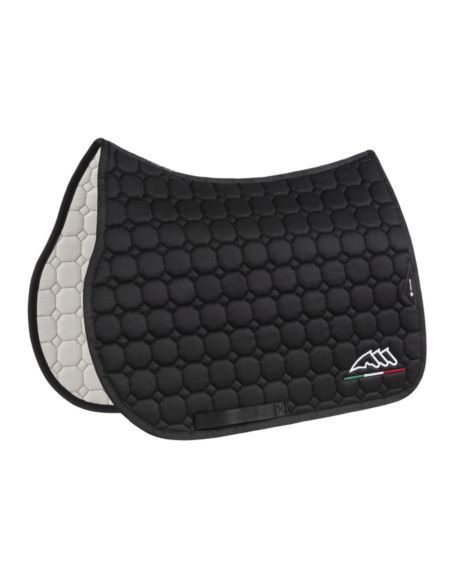 Komplet czaprak+nauszniki Eqflaggy EQUILINE czarny