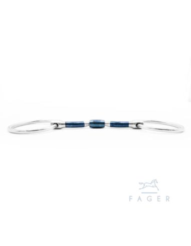 Wędzidło Nils Sweet Iron Barrel Loose Rings FAGER